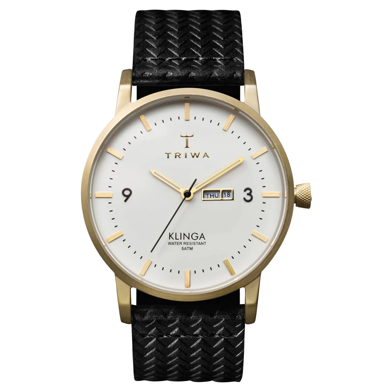 Triwa Unisex Watch Ivory Klinga Black Giza Classic Watch TRKLST103GC010113