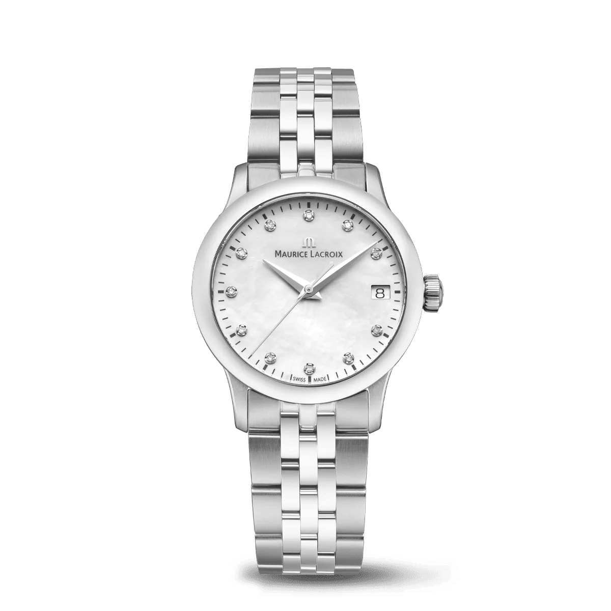 Maurice Lacroix 1975 Quartz 33mm, quartz movement, 11 diamonds ladies' watch 751006-SS002-170-1