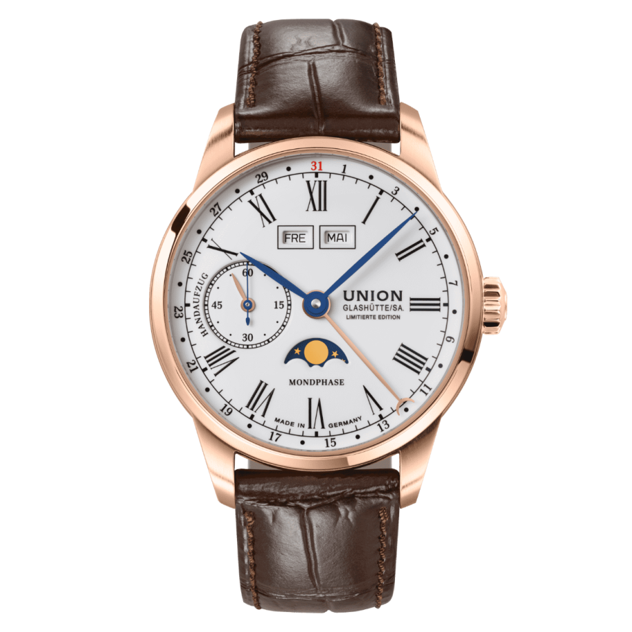 Union Glashütte 1893 JOHANNES DÜRRSTEIN EDITION MOONPHASE LIMITED EDITION Men's Watch D903.458.76.013.09