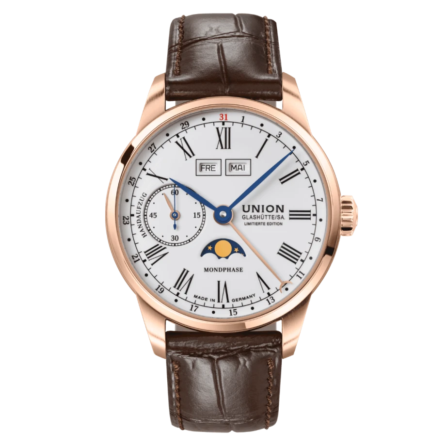 Union Glashütte 1893 JOHANNES DÜRRSTEIN EDITION MOONPHASE LIMITED EDITION Men's Watch D903.458.76.013.09