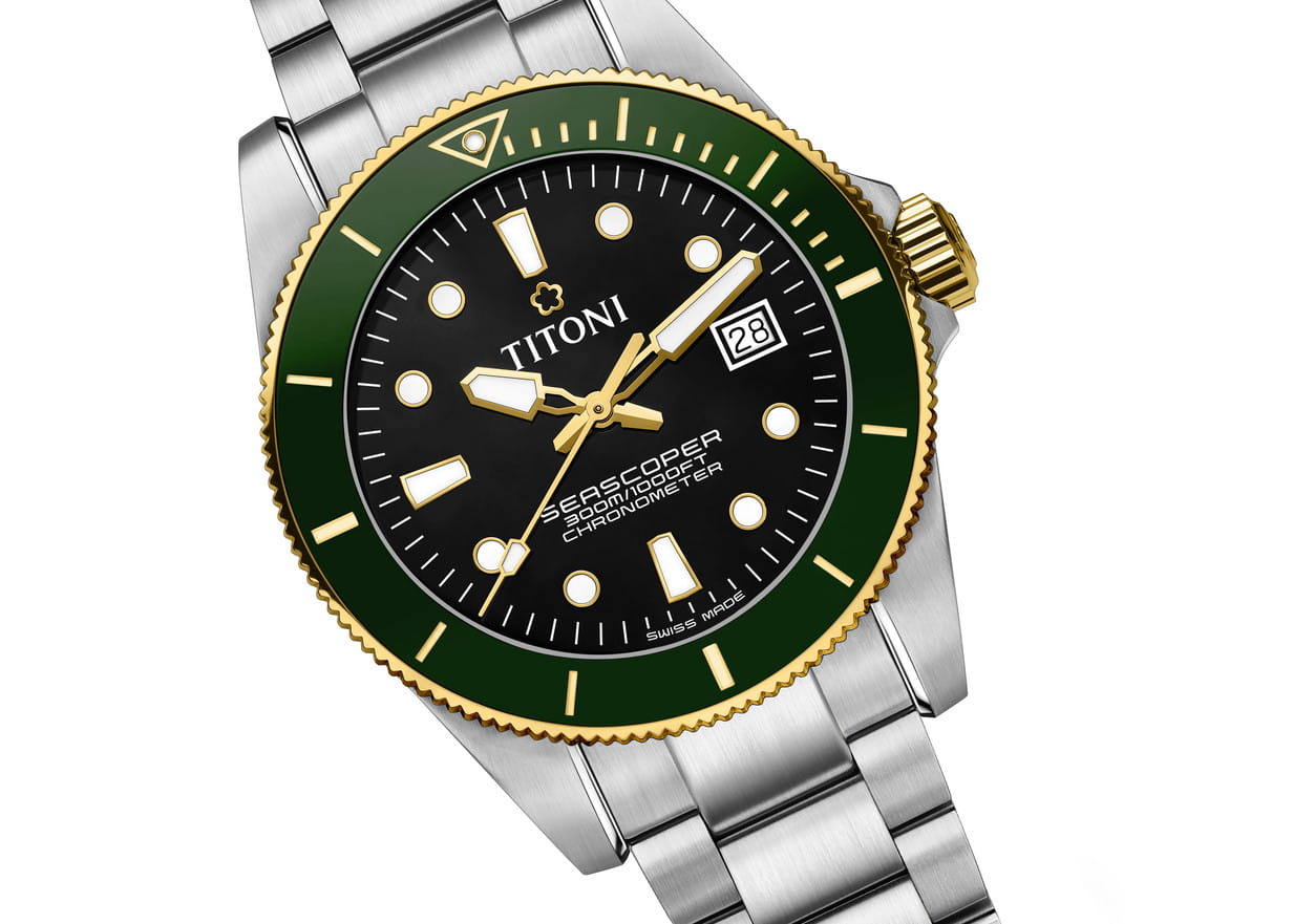Titoni Seascoper men's watch 83300 SYS-GN-248