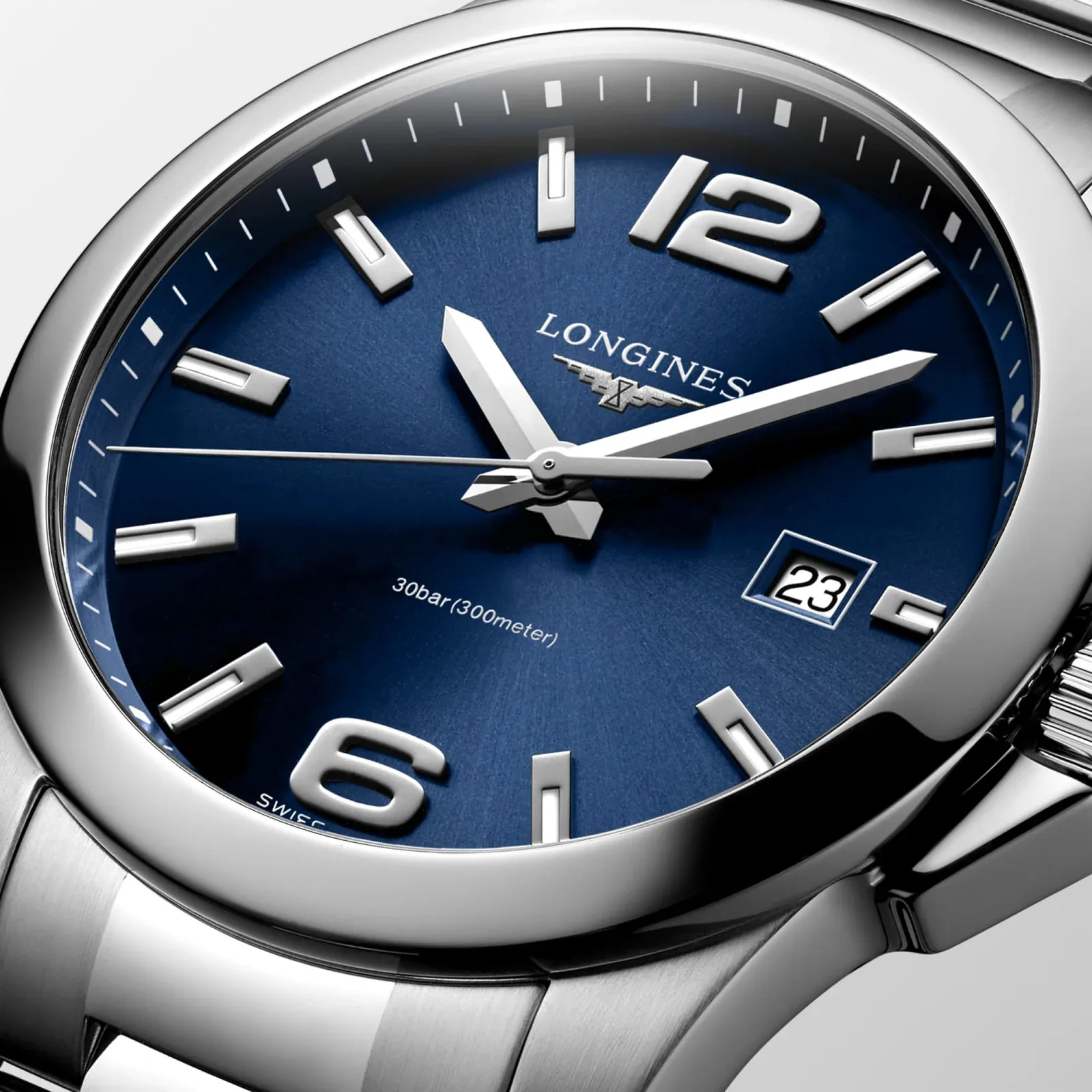 Longines Conquest Blau steel bracelet 41 mm Men’s Watch L3.759.4.96.6