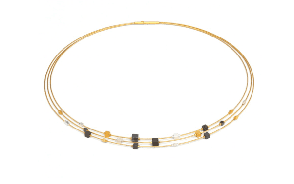 Bernd Wolf Lacubella necklace hematin matt 85353276-043