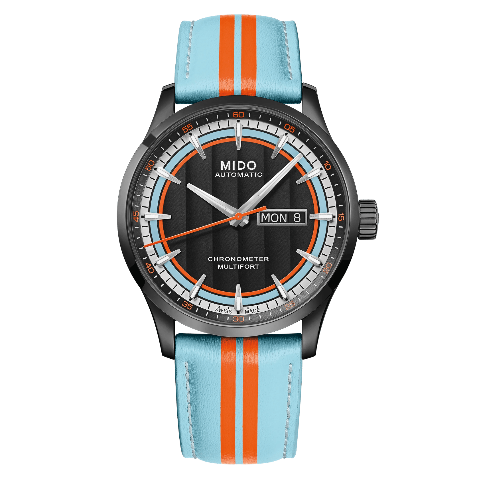 Mido Multifort Automatic Chronometer 1 Racer, 80-hour power reserve men's watch M038.431.36.051.00