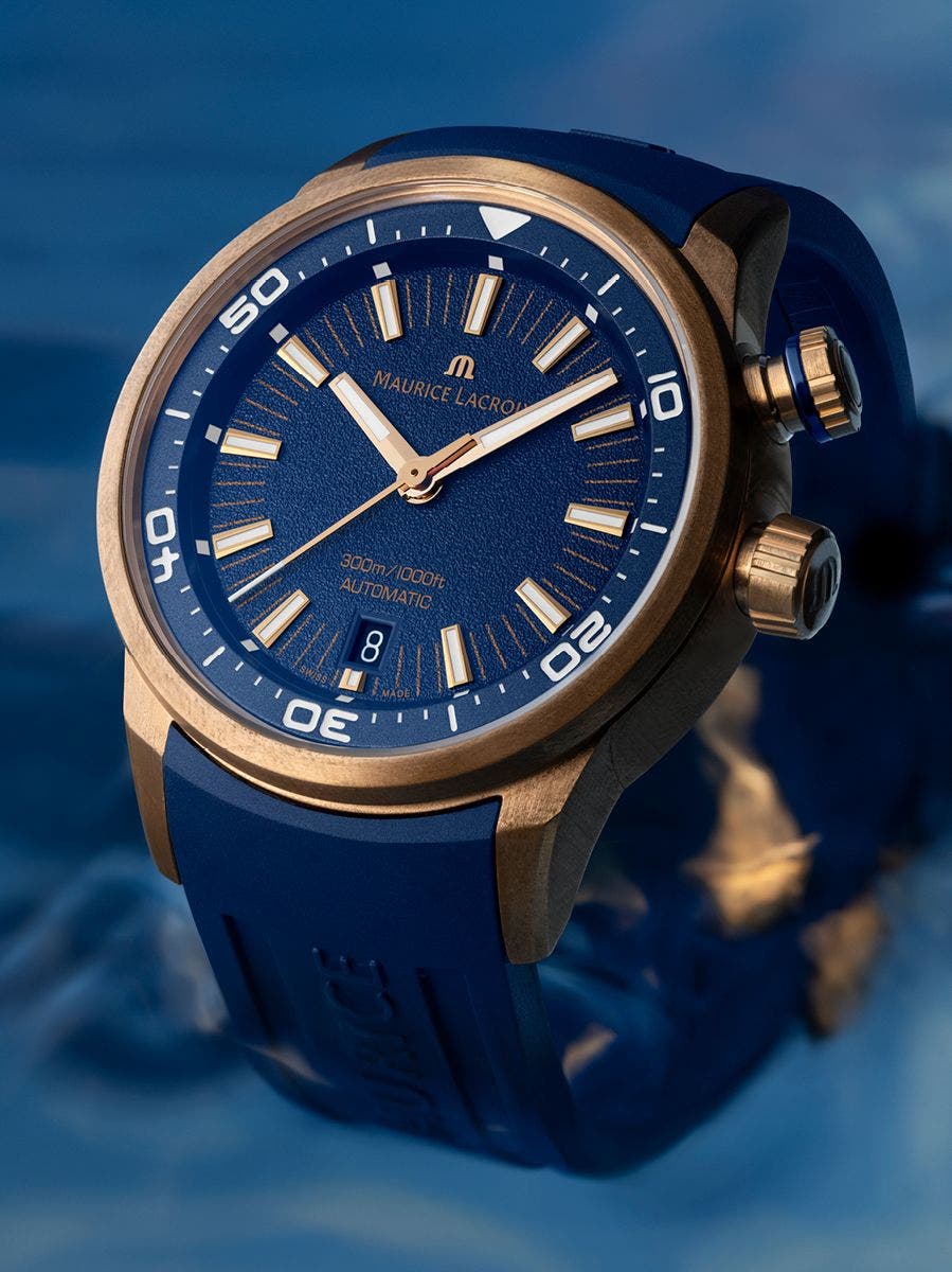 Maurice Lacroix Pontos S Diver Men's Watch PT6248-BRZ0B-430-4