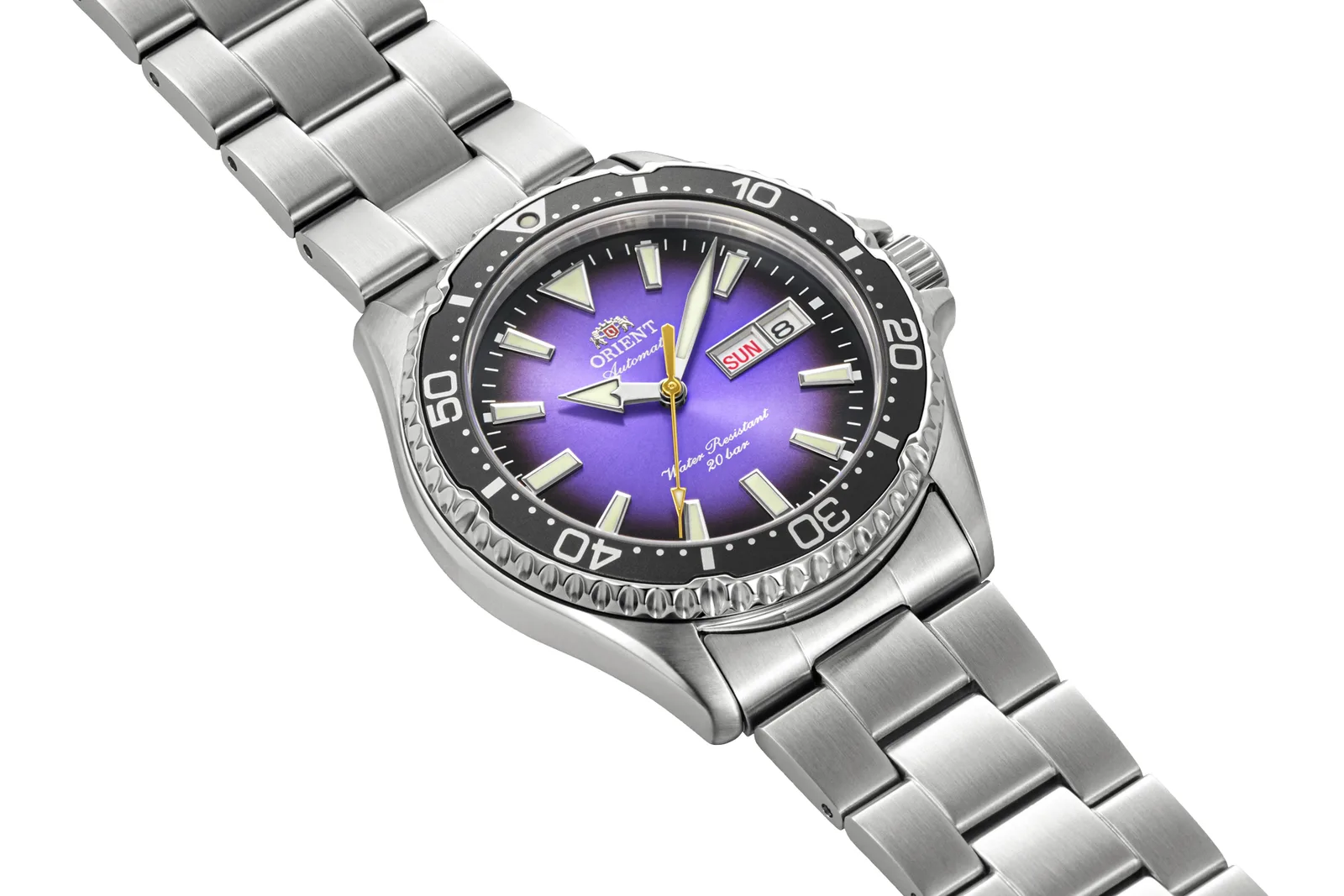 Orient Mako Automatic 41.8 mm Purple Men's Watch RA-AA0827V39B