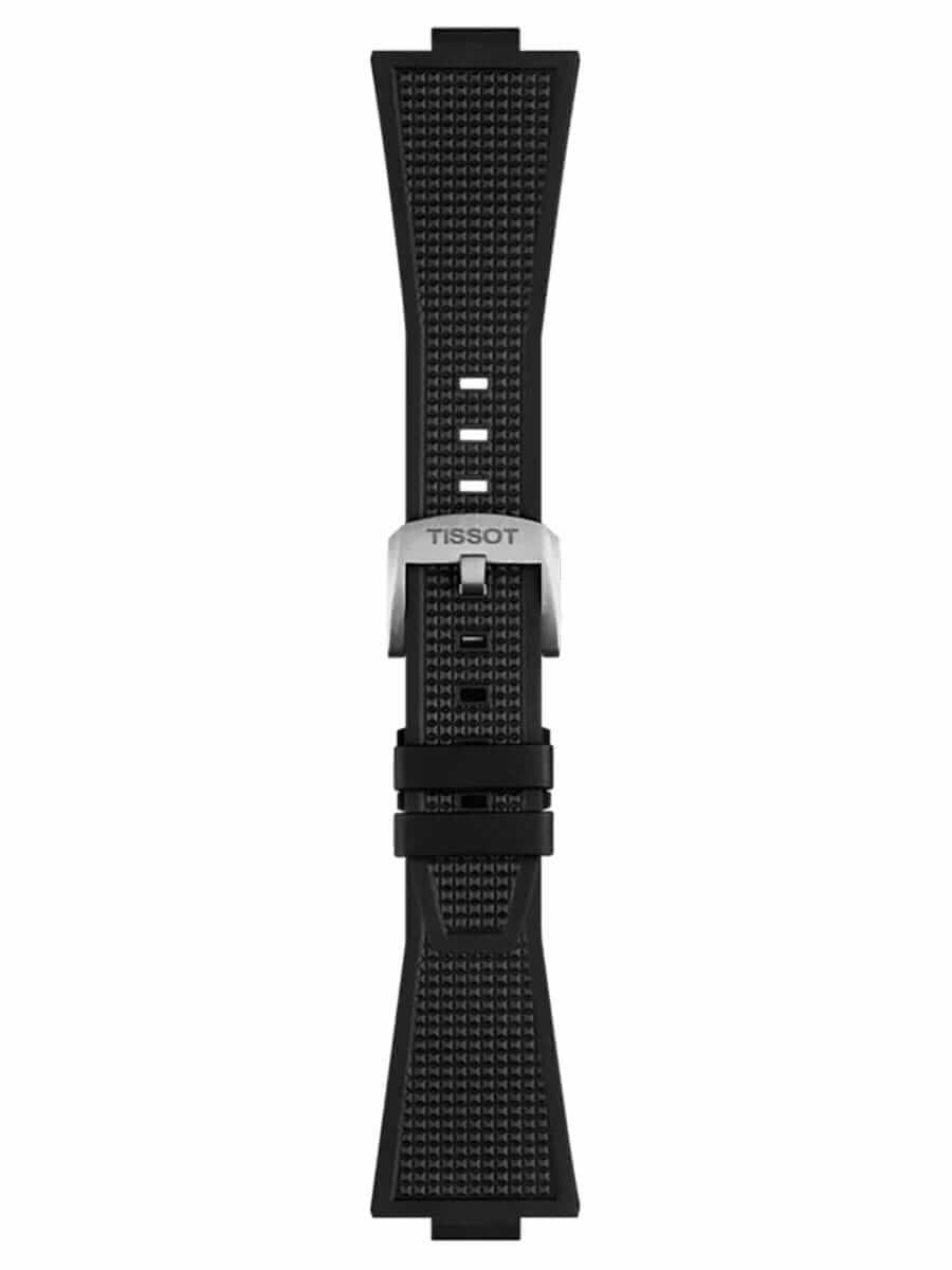 Tissot men's watch PRX Powermatic 80, T137.407.11.091.00 set with black rubber strap
