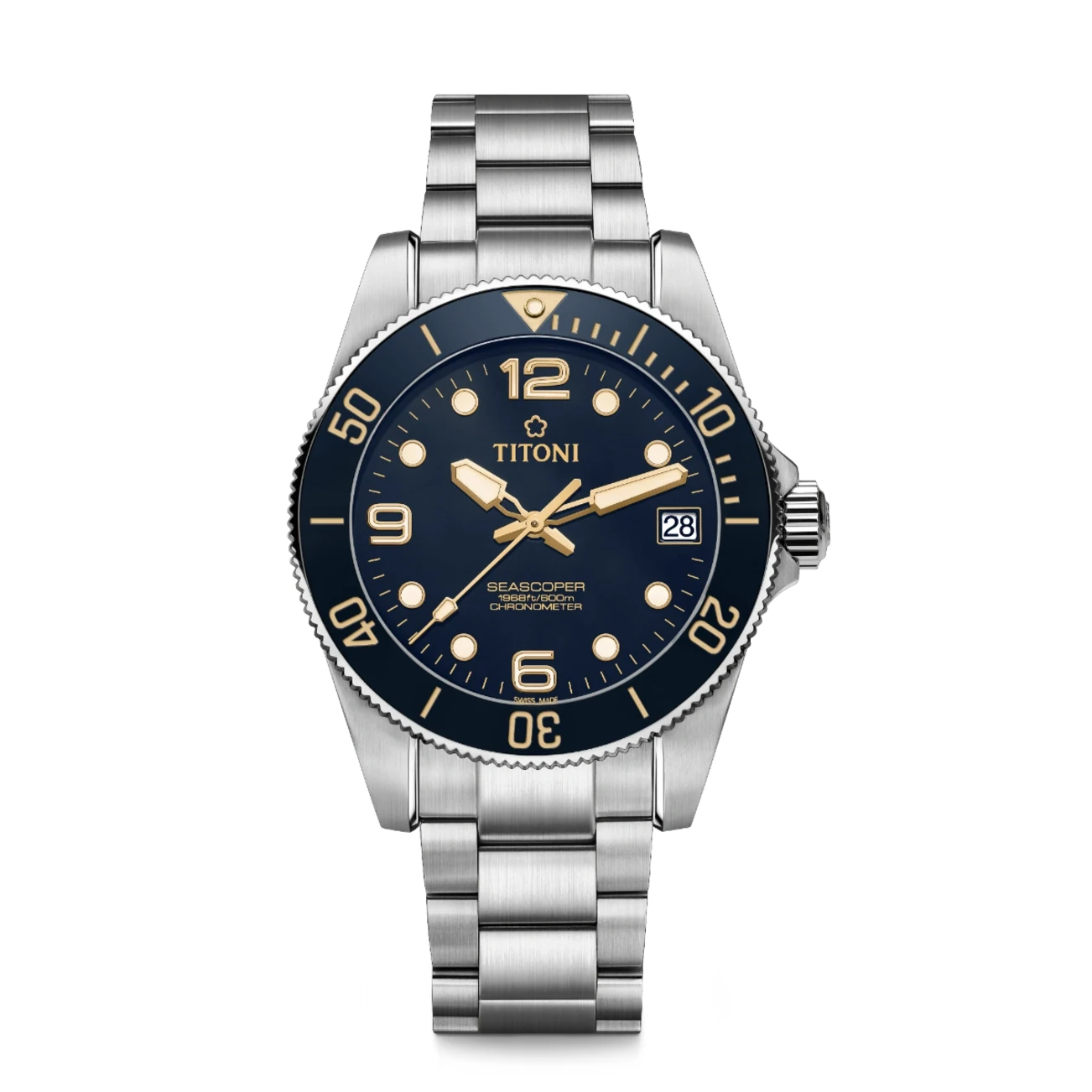 Titoni SEASCOPER RETRO CHRONOMETER 42MM men's watch 83601 S-BO-255