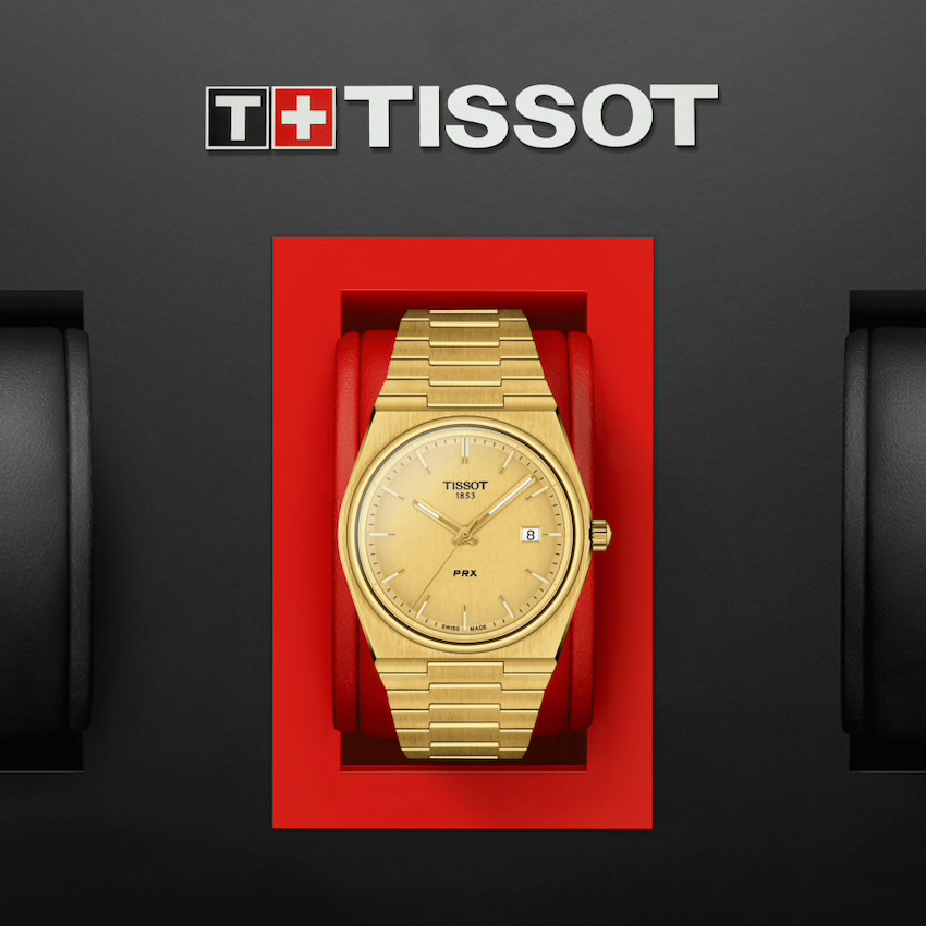 Tissot PRX men's watch T137.410.33.021.00 gold