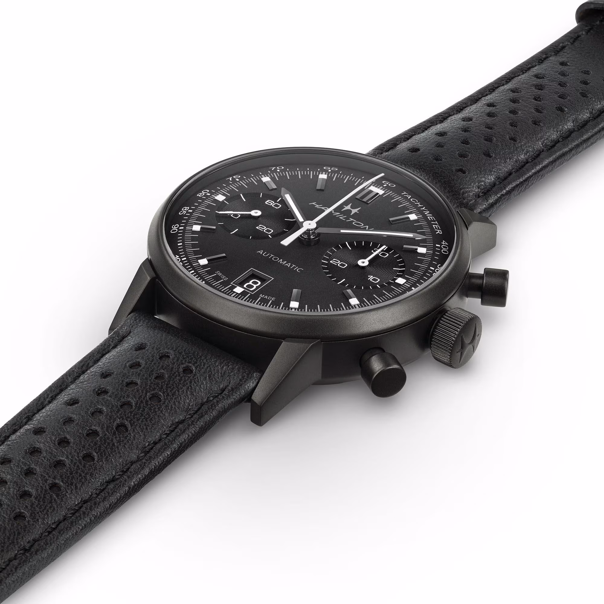 Hamilton Intra-Matic Auto Chrono 40 mm white # H38446730