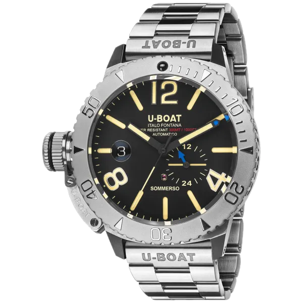 U-Boat Automatic Sommerso Steel 45mm Men's Watch 9007/A/MT