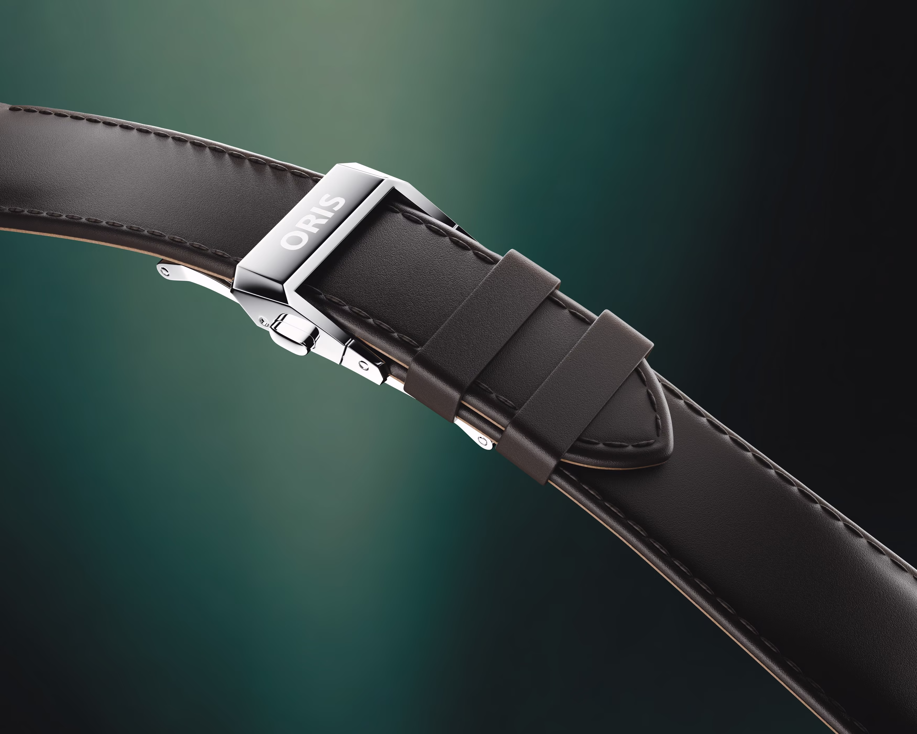 Oris Artelier Calibre 113, 43mm, leather strap, 10-day power reserve, green men's watch 01 113 7806 4057-07 5 22 96FC
