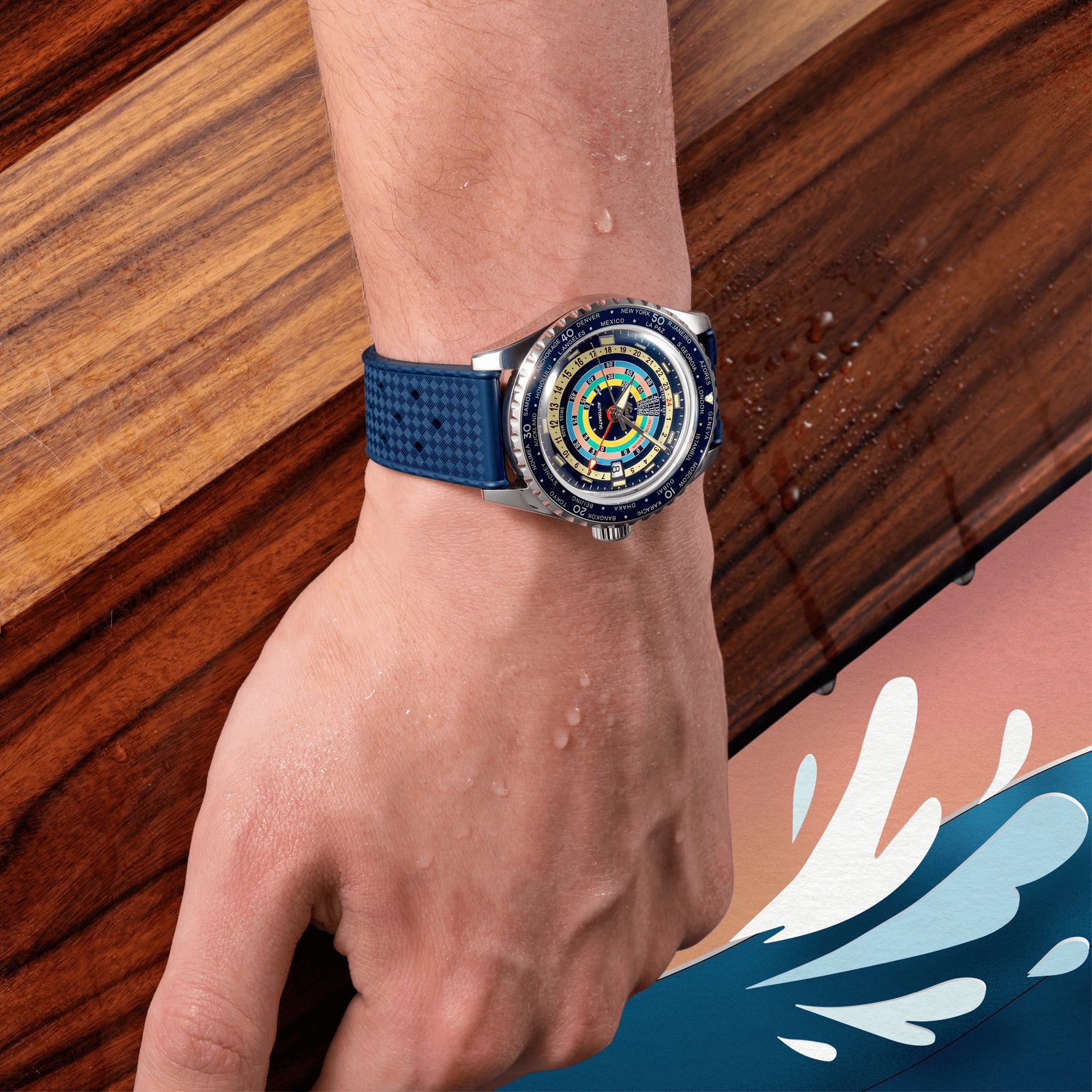 Mido Ocean Star Decompression Worldtimer Men's Watch M026.829.17.041.00