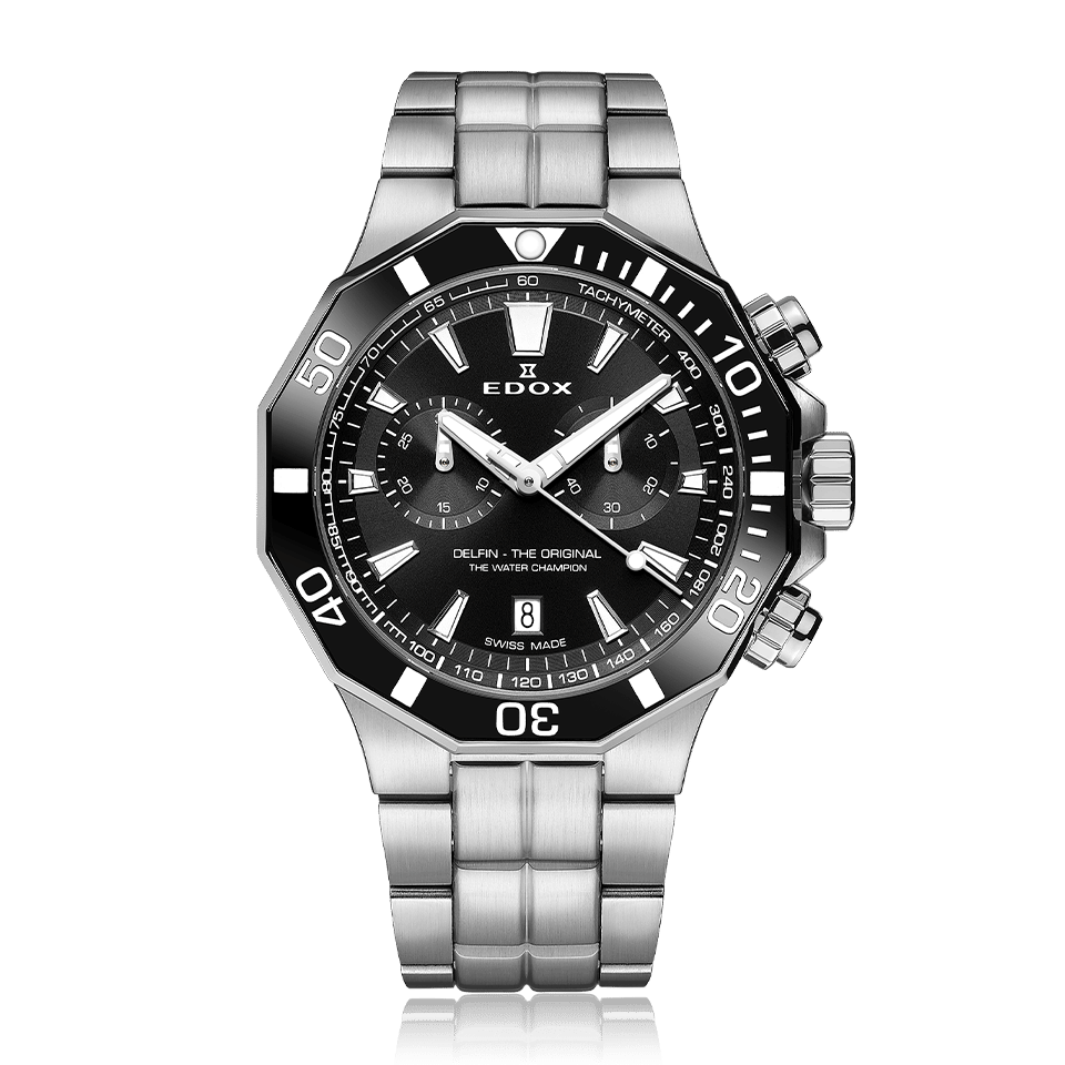Edox Delfin The Original Chronograph Men's Watch 10112-3NM-NIN