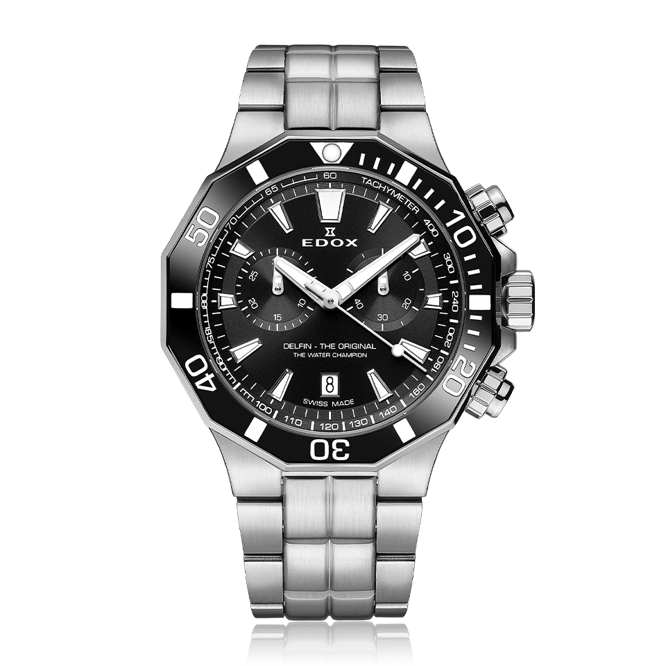 Edox Delfin The Original Chronograph Men's Watch 10112-3NM-NIN