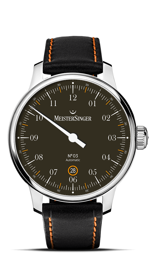 Meister Singer N 03 40mm Automatic Men's Watch DM902C
