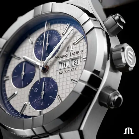 Maurice Lacroix Aikon Chronograph Day Date Men's Watch AI6038-SS001-131-1
