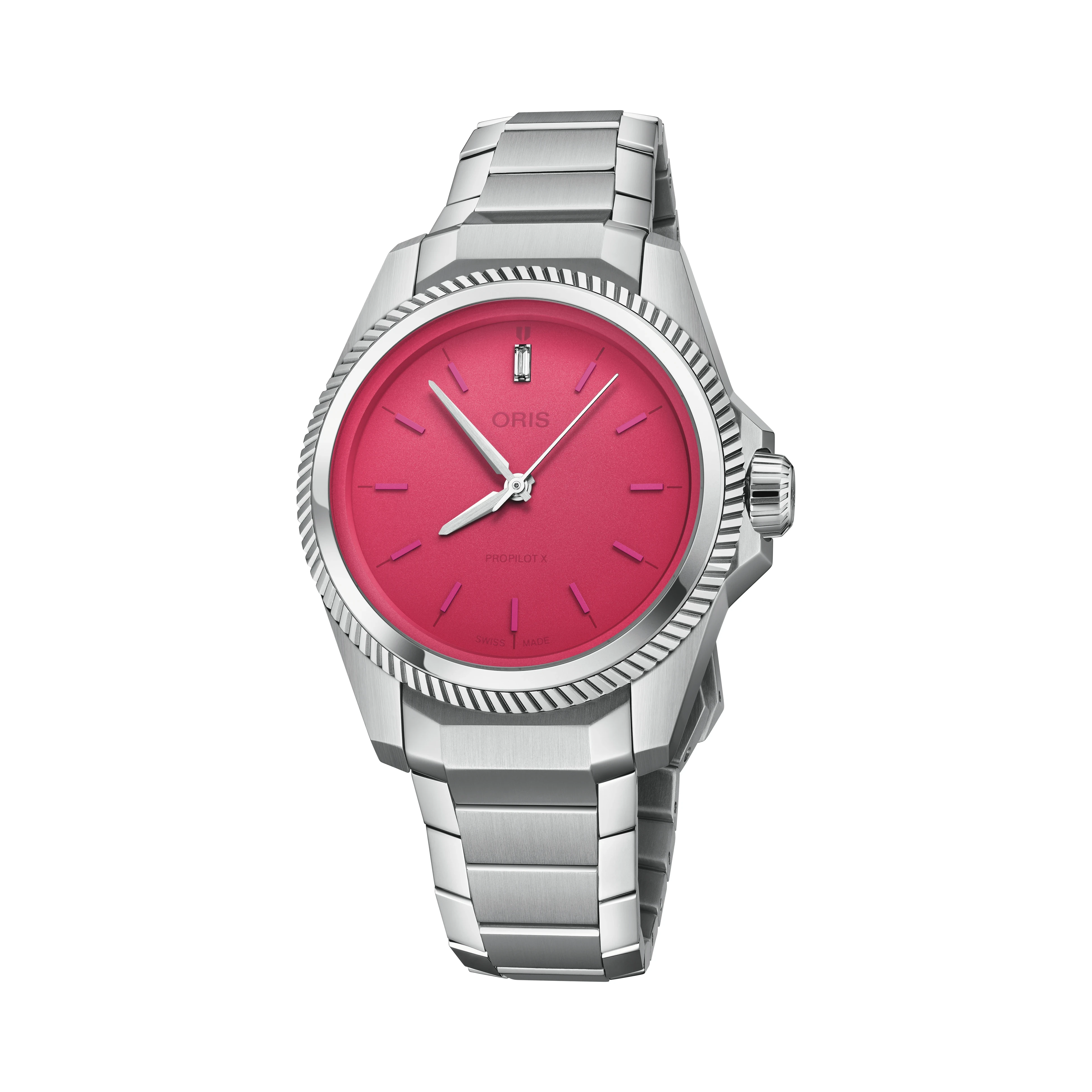 Oris Propilot X Miss Piggy Edition women's watch 01 531 7796 4158-07 8 17 05LC