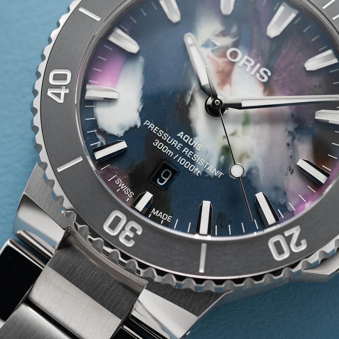 Oris men's watch Aquis 01 733 7789 4150-07 8 23 04PEB