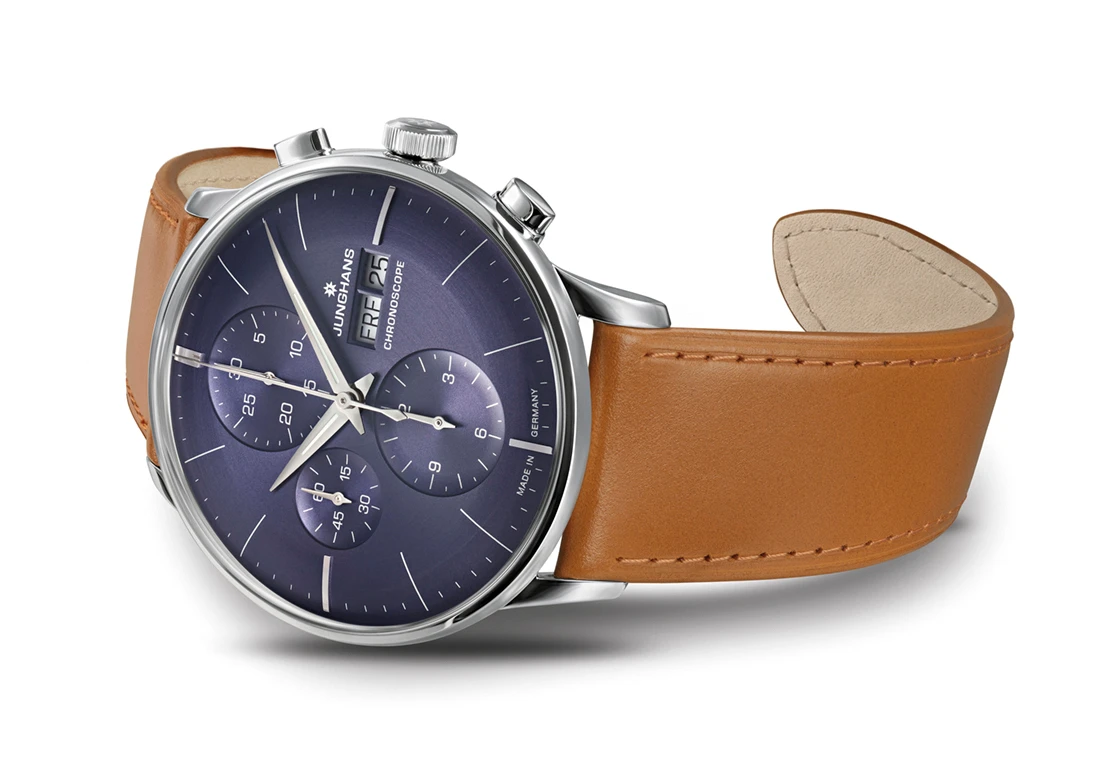 Junghans Meister Chronoscope sapphire glass men's watch 027/4526.02