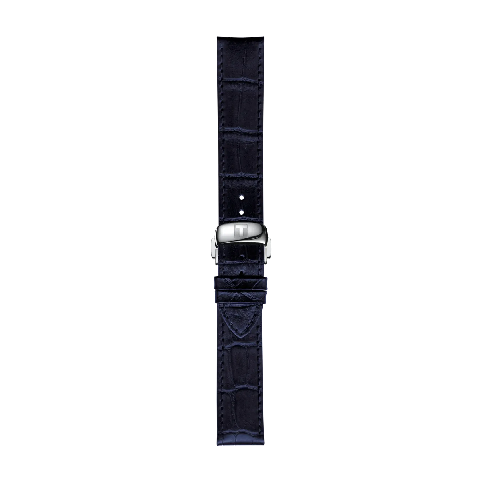 Tissot replacement strap leather blue