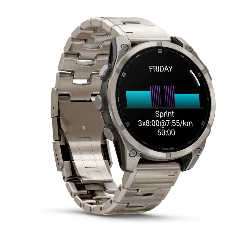 Garmin fēnix® 8 - 47 mm AMOLED Sapphire Graphite/Titanium Titan 010-02904-40