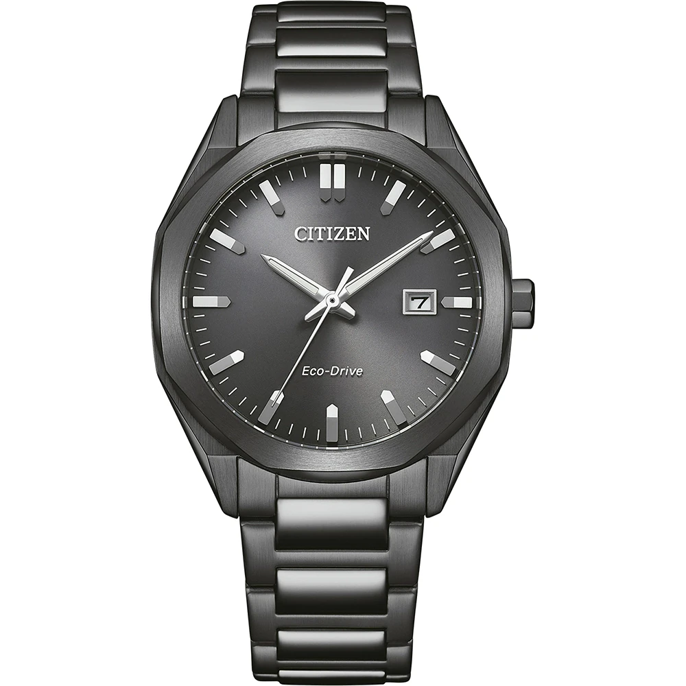 Citizen Eco-Drive Stainless Steel Grey, 38mm, Analog Quartz Caliber E111 Men's Watch BM7625-80H
