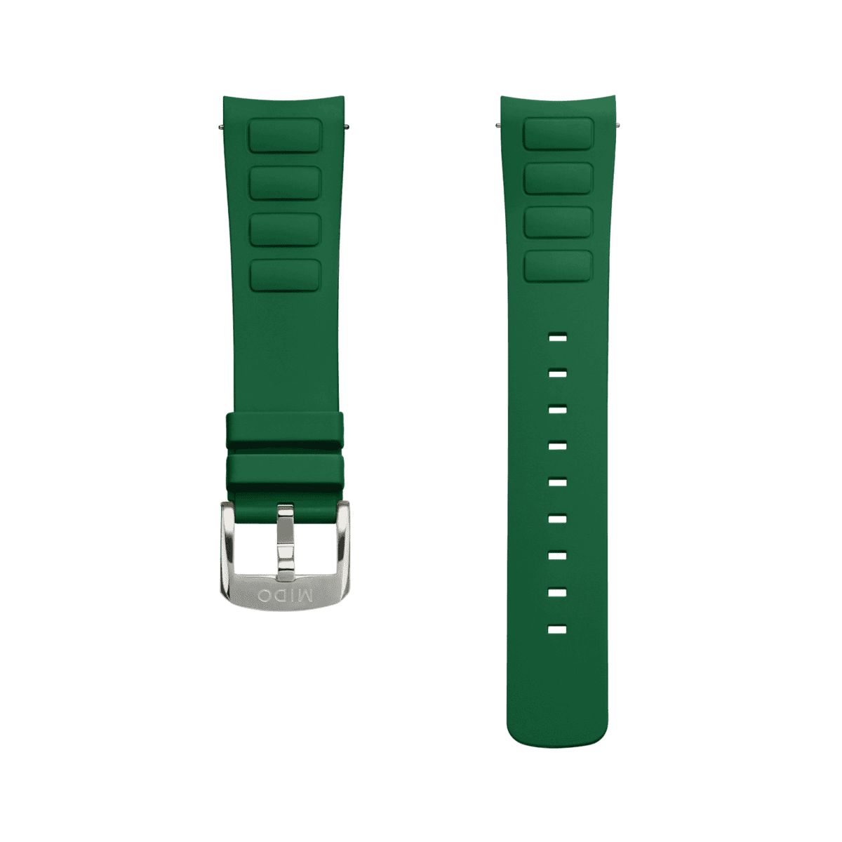 Mido replacement strap rubber green 22 mm M852.019.156