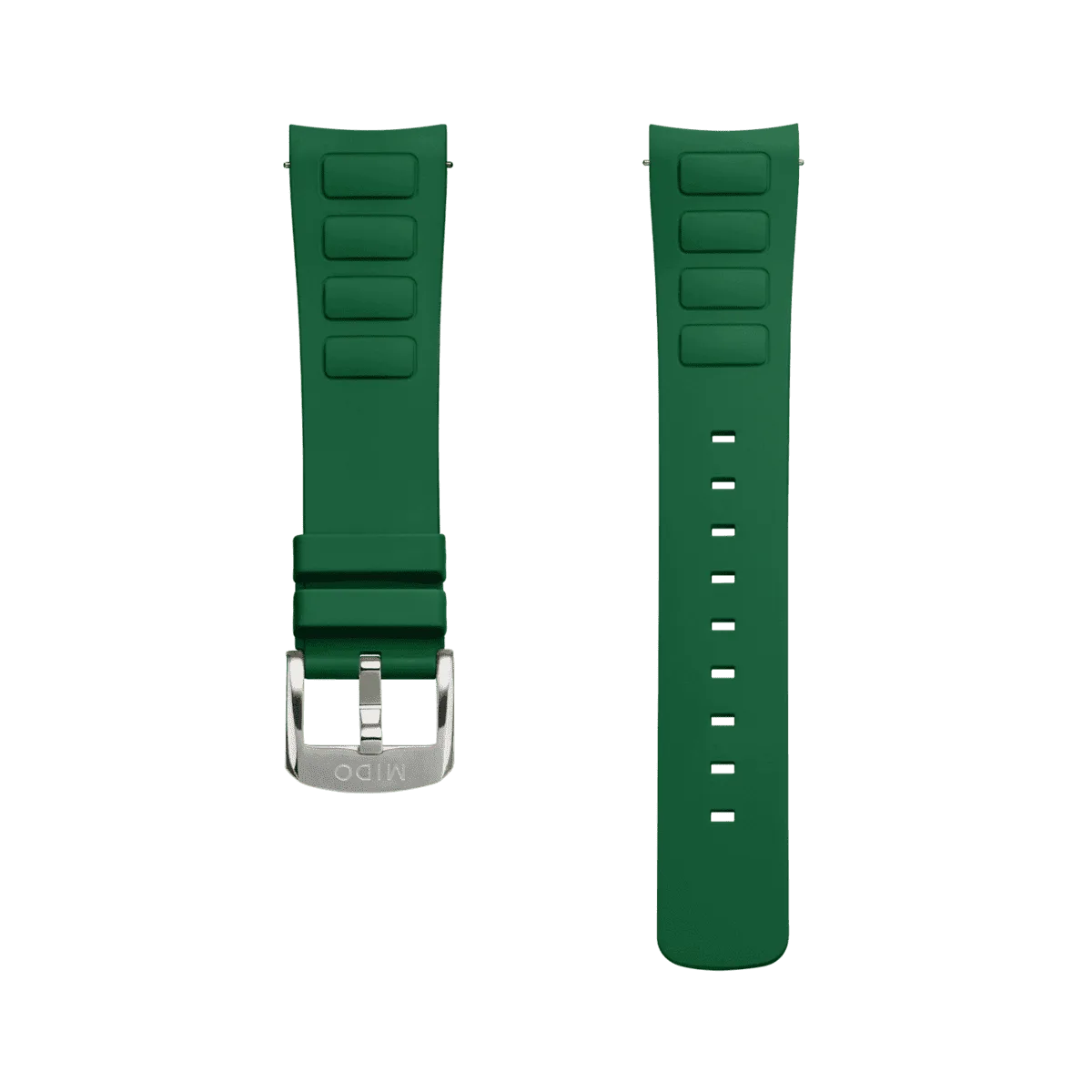 Mido replacement strap rubber green 22 mm M852.019.156