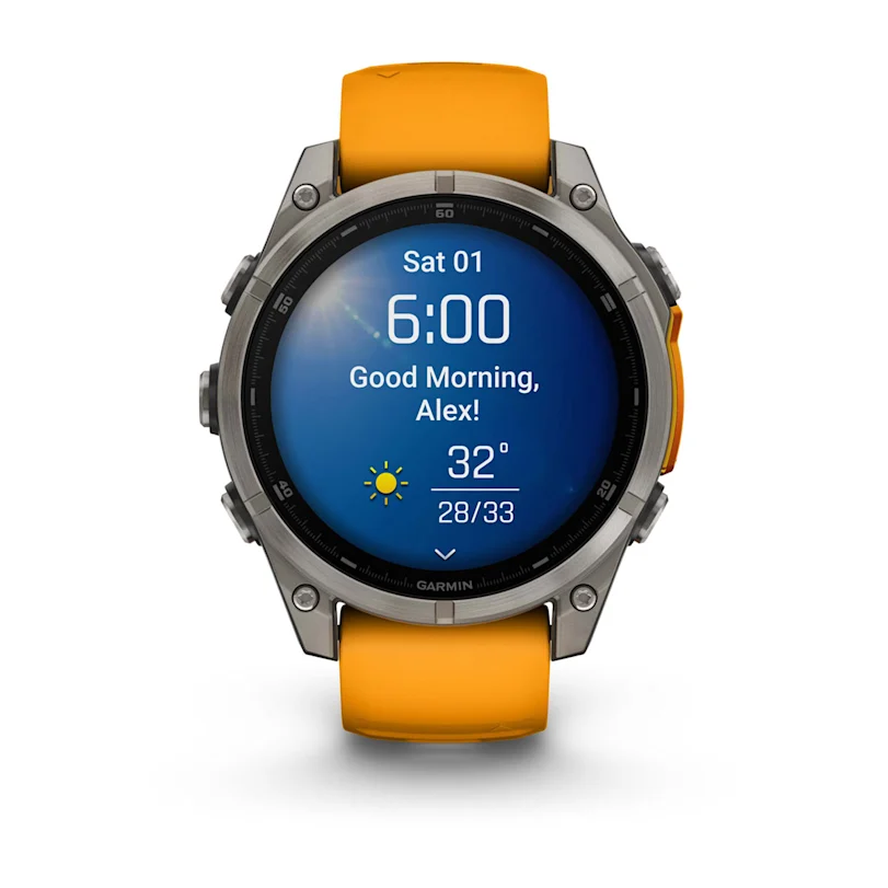 Garmin fēnix® 8 - 47 mm AMOLED Sapphire Graphite/Titanium Titan 010-02904-11