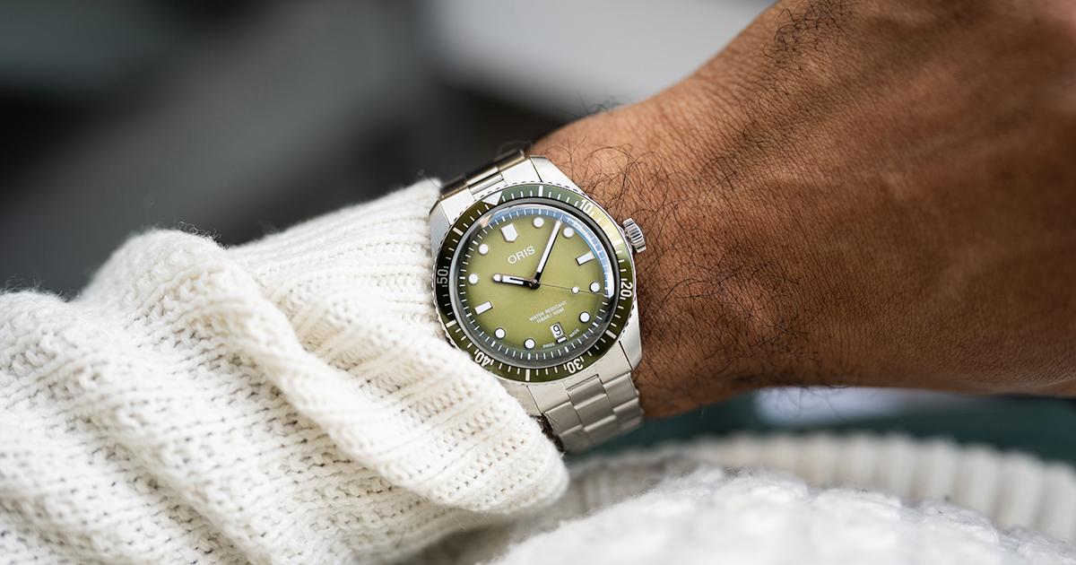 Oris men's watch Divers Sixty-Five 01 733 7707 4057-07 8 20 18
