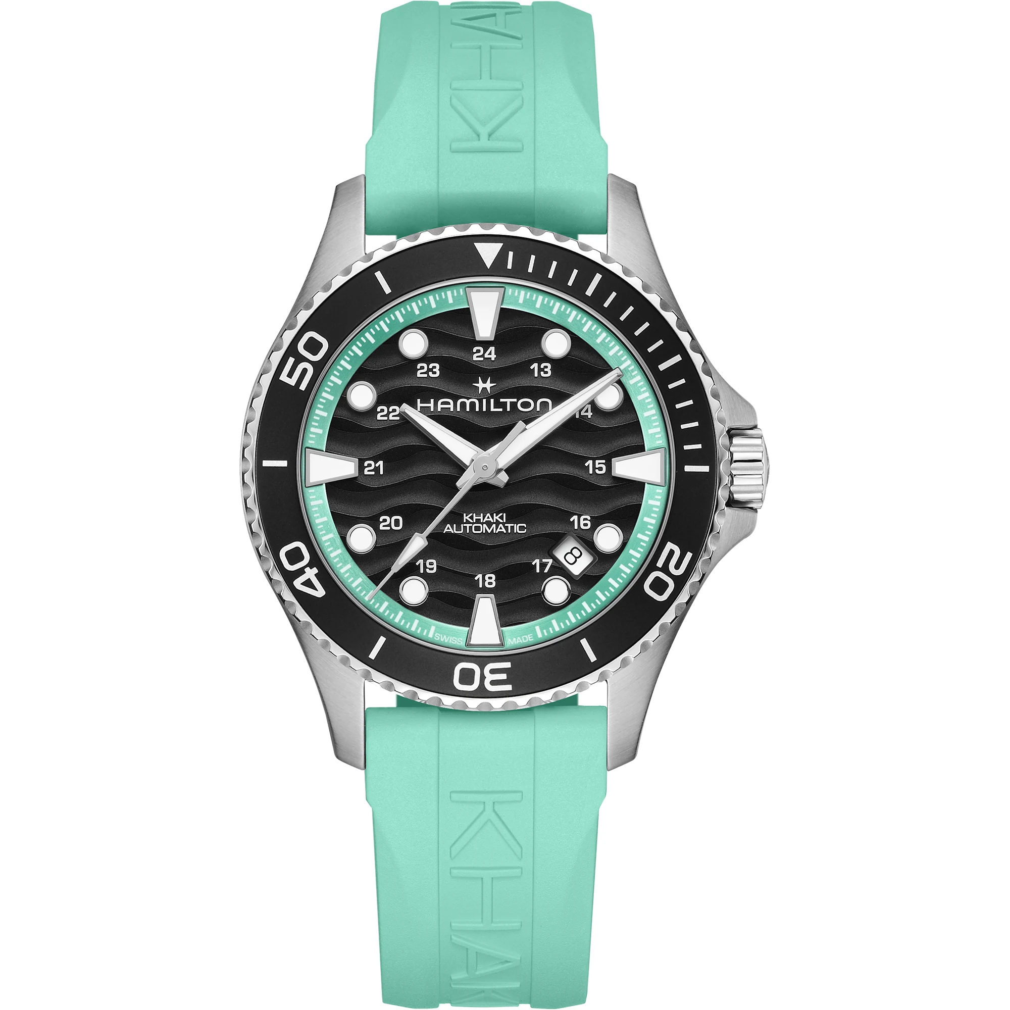 Hamilton Khaki Navy Scuba 40 mm, Turquoise, Limited Edition Men's Watch H82415331