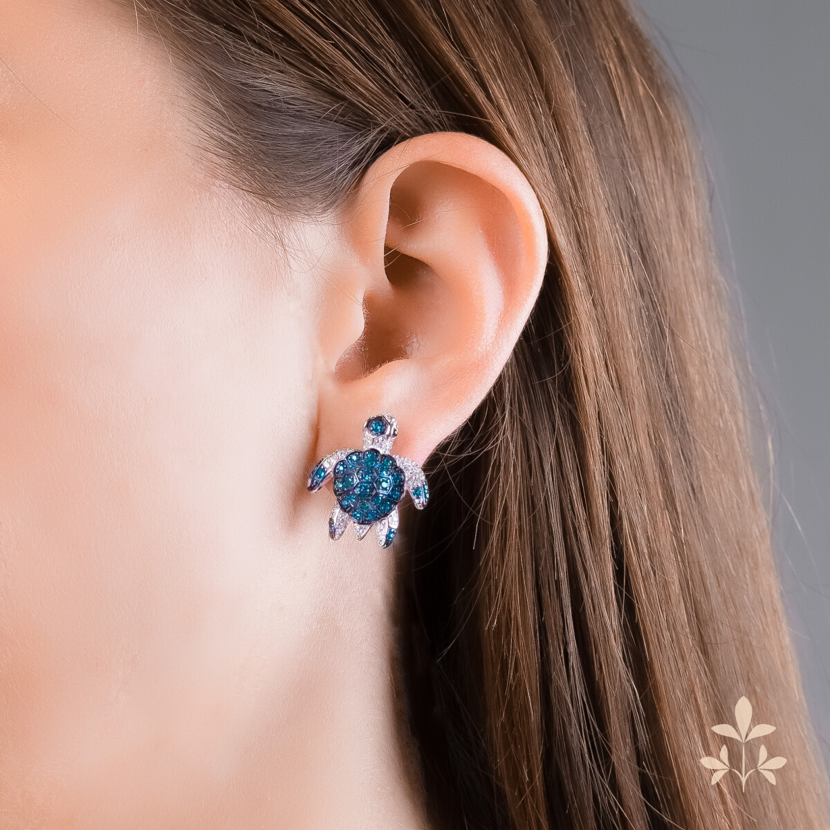 At the time Schelly turtle earrings SZA-2990-210
