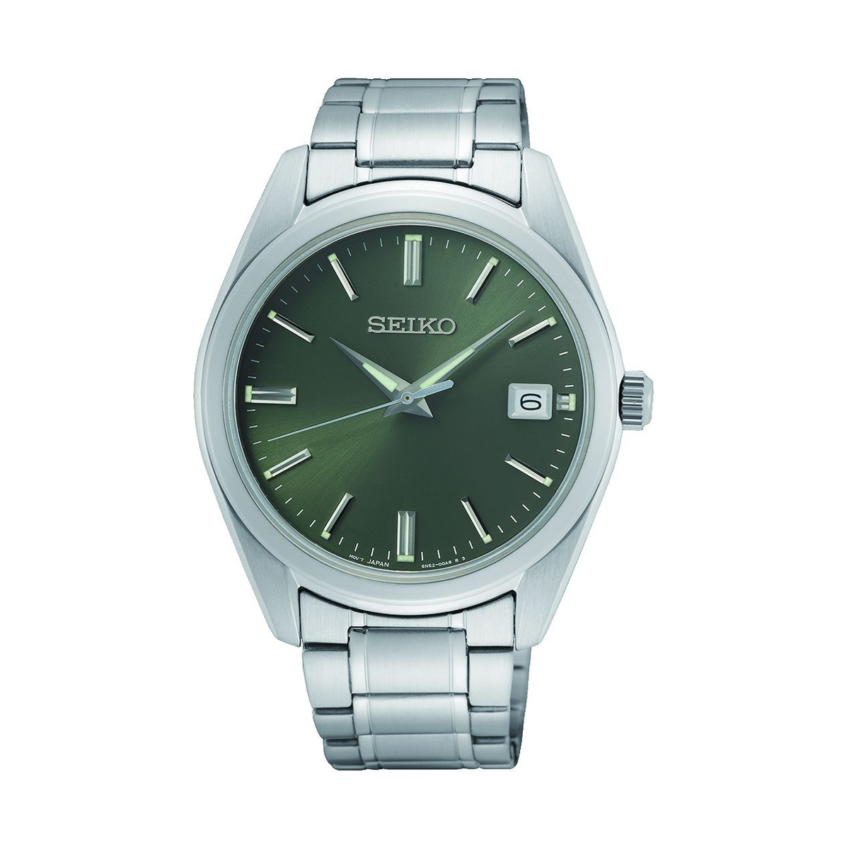 Seiko quartz with sapphire crystal men's watch SUR527P1