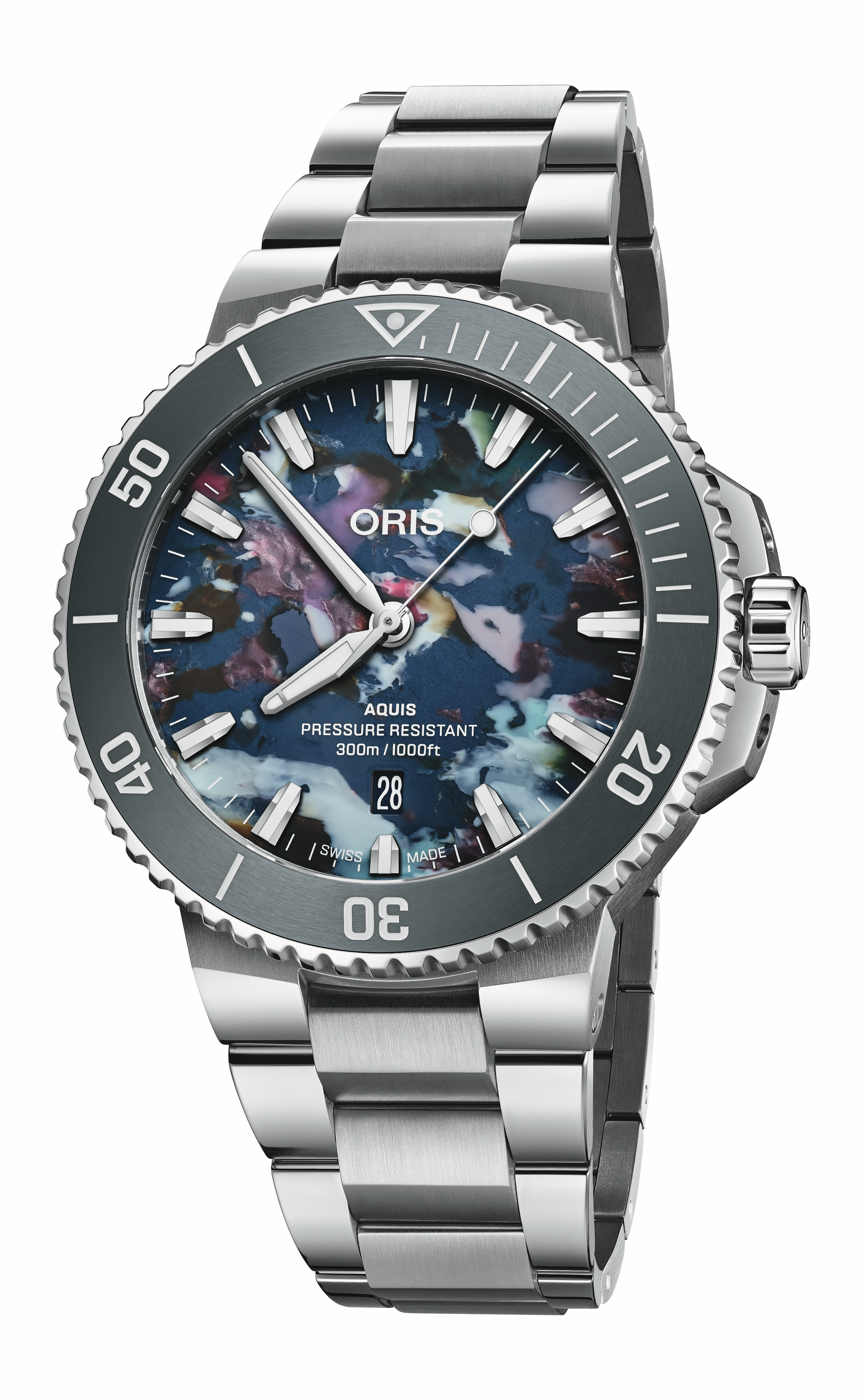 Oris men's watch Aquis 01 733 7789 4150-07 8 23 04PEB