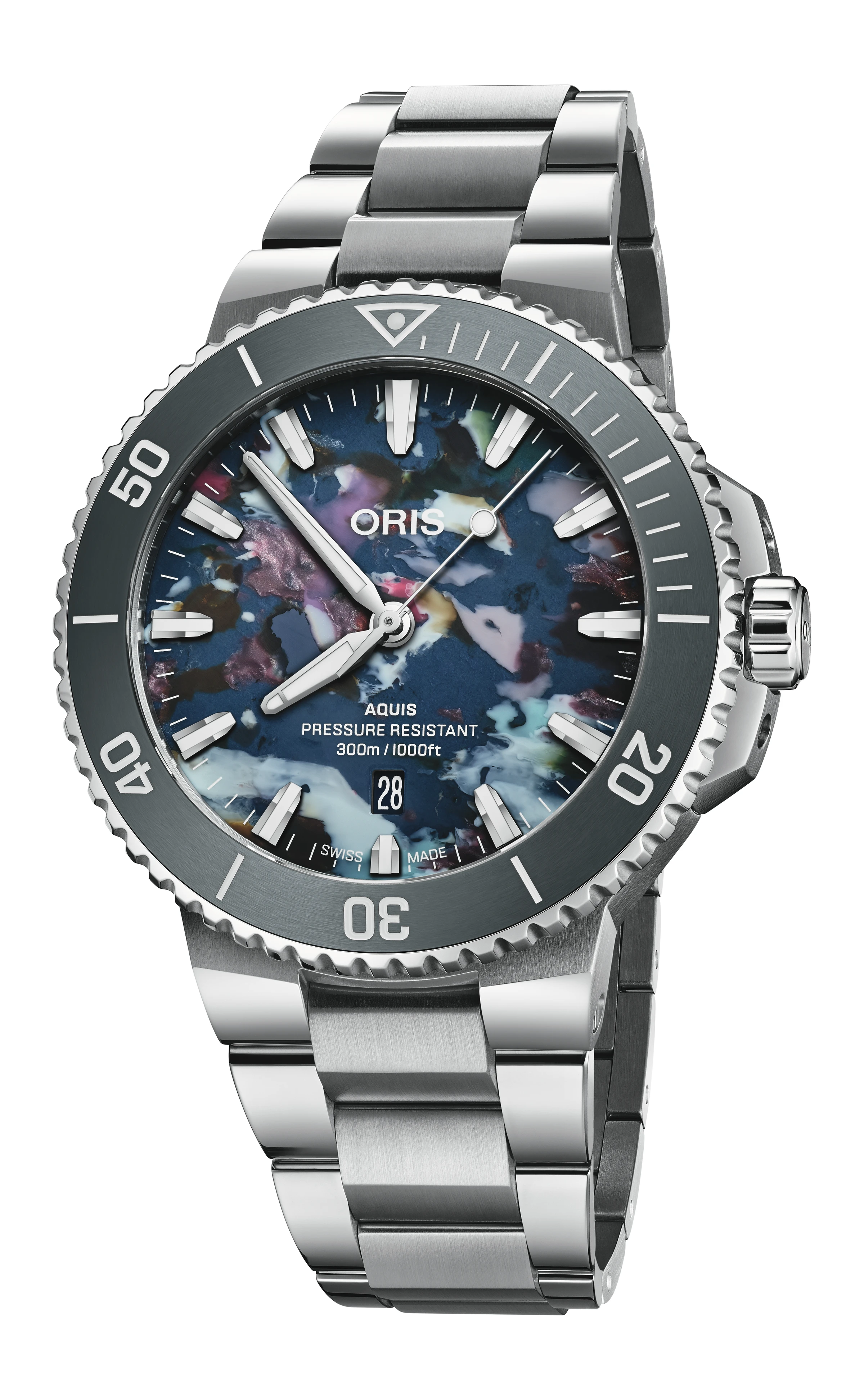 Oris men's watch Aquis 01 733 7789 4150-07 8 23 04PEB