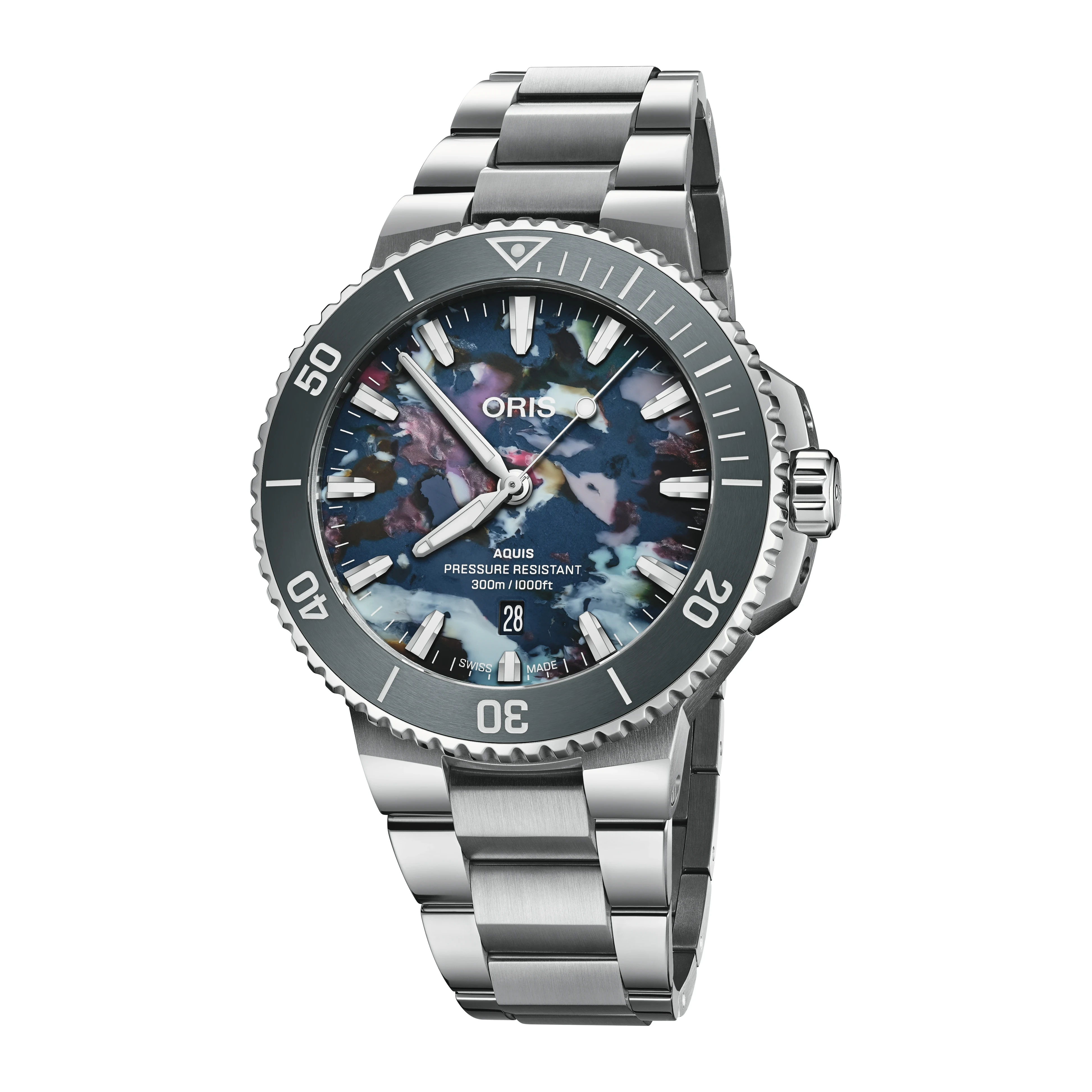 Oris men's watch Aquis 01 733 7789 4150-07 8 23 04PEB
