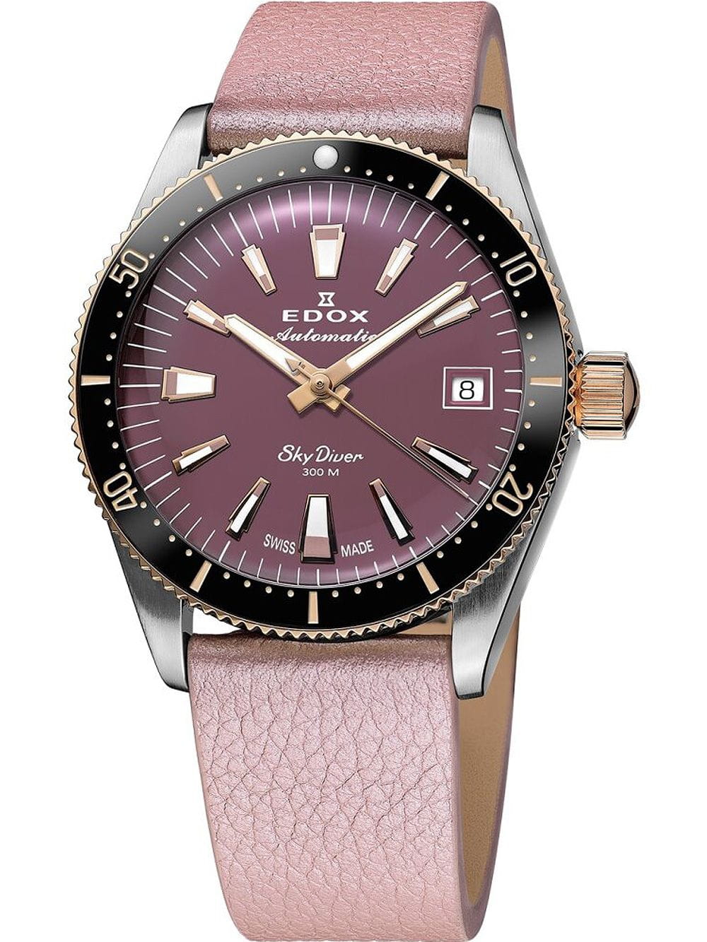 Edox SkyDiver 38 Date Automatic Limited Edition Unisex Watch 80131 357RNRC VIO