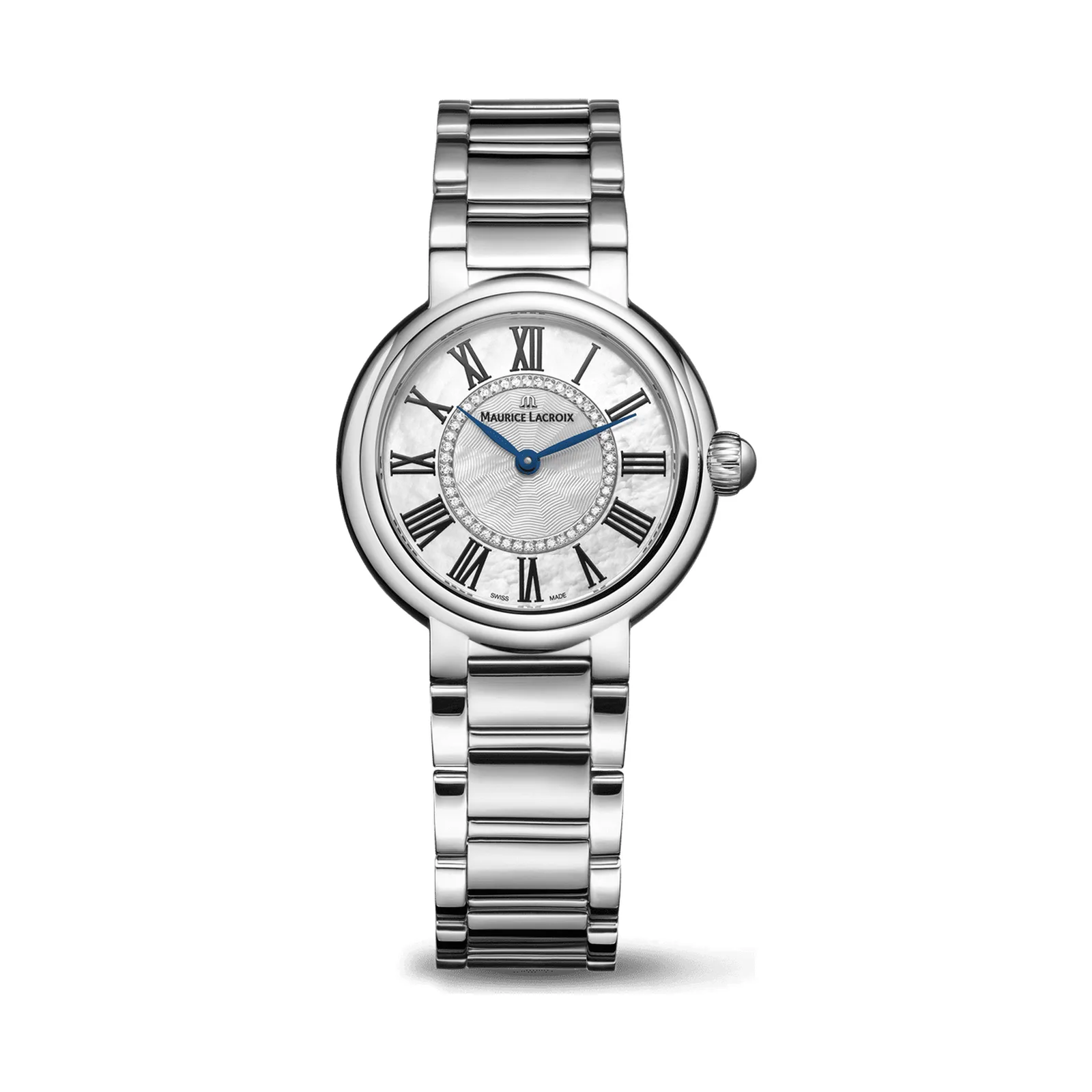 Maurice Lacroix Fiaba Round 33 mm Quartz steel bracelet Women's Watch FA1306-SS002-111-1