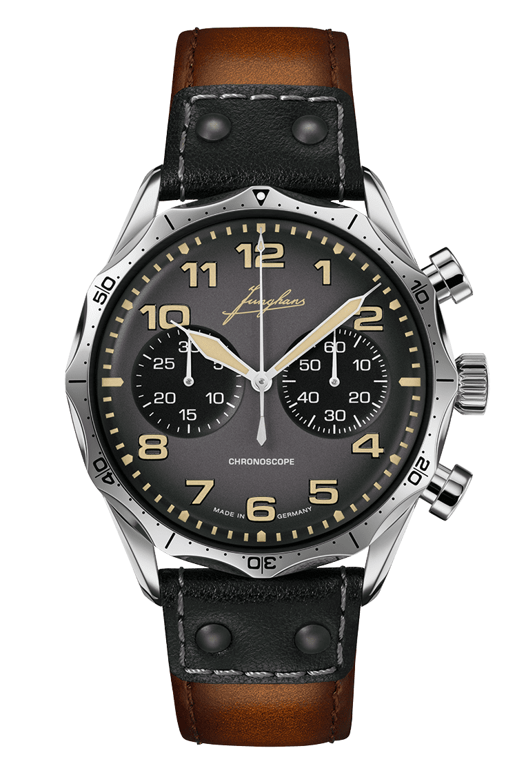 Junghans Pilot Chronoscope men's watch 27/3493.00