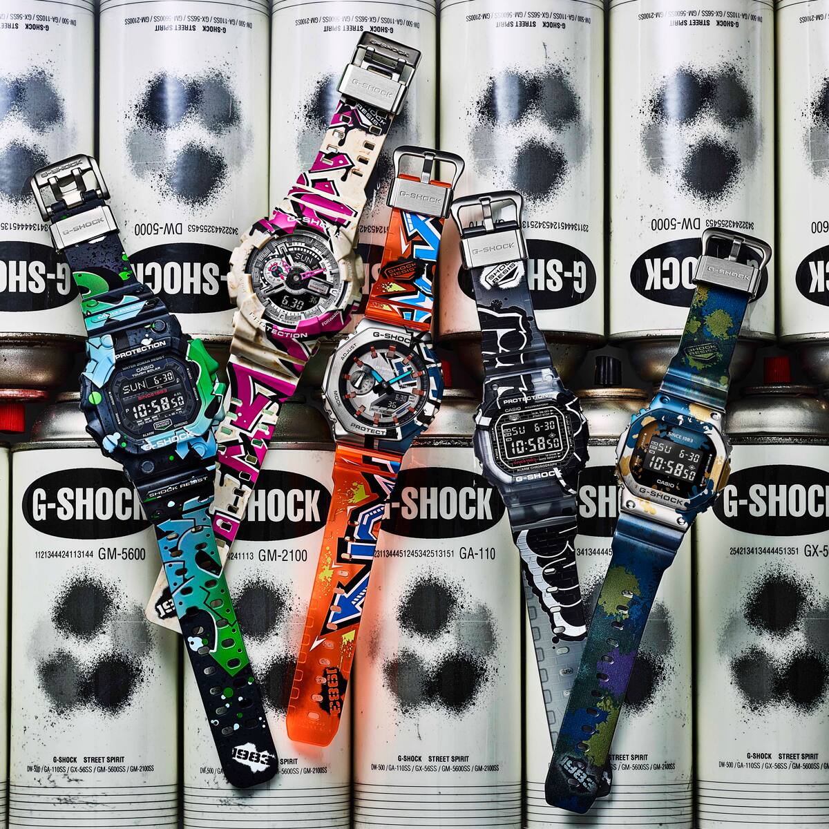 G-Shock Analog-Digital Street Spirit Series Men's Watch GA-110SS-1AER