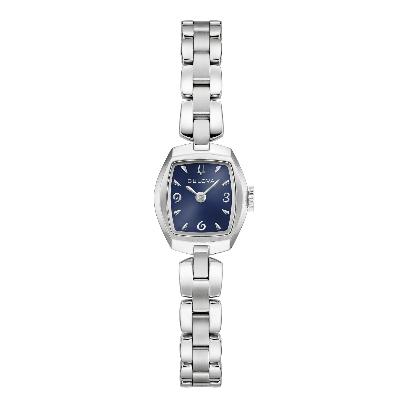 Bulova Goddess of Time Jackie Quartz Stainless Steel Blue Ladies Watch 96L361