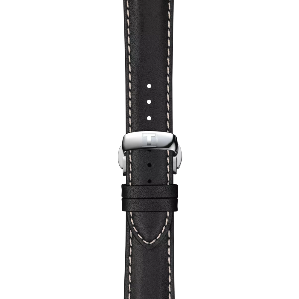 Tissot replacement strap leather blue