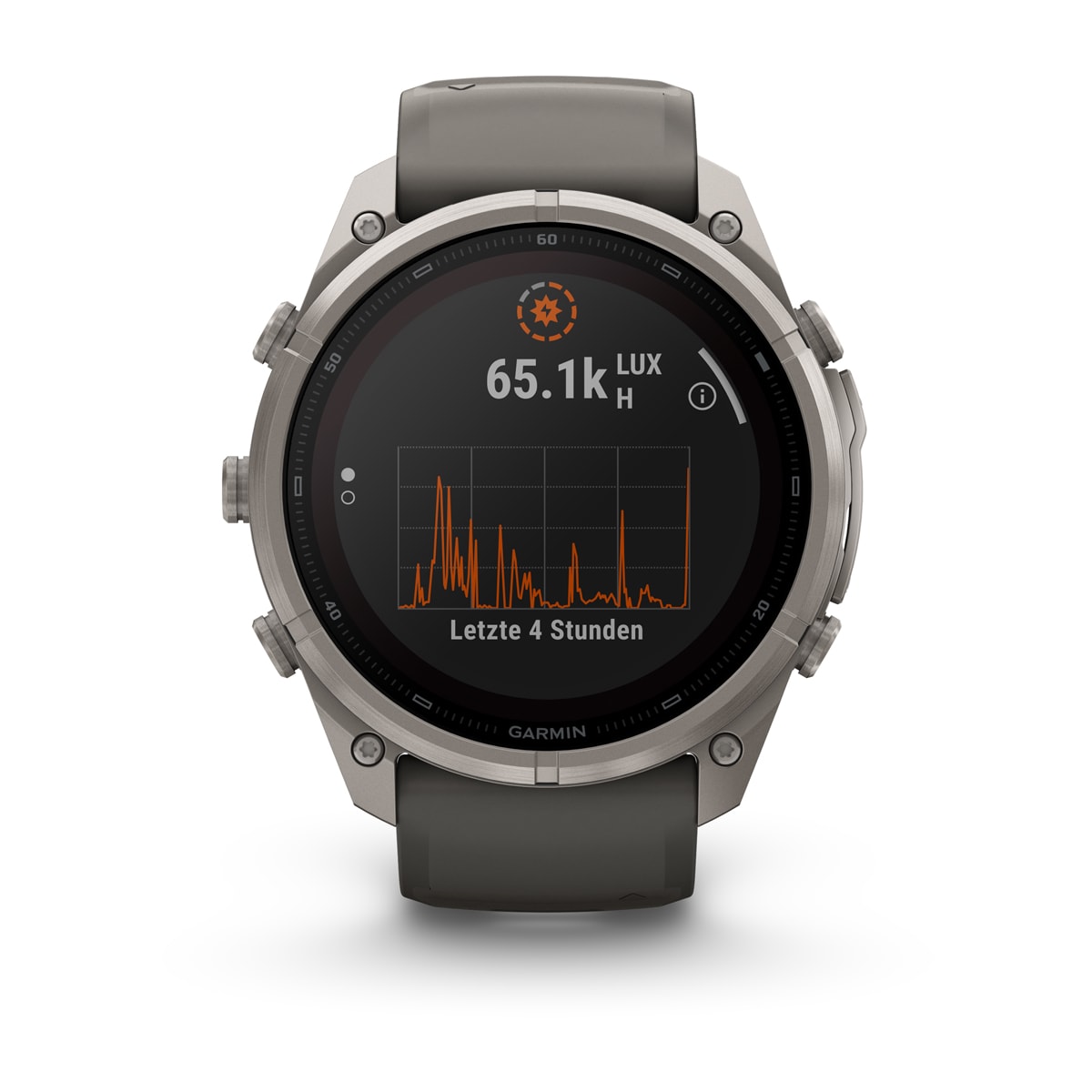 Garmin fēnix® 9 Pro inReach® Solar - 51 mm MIP Sapphire Titanium with Pebble Gray/Silver Gray Silicone Band 010-04339-01