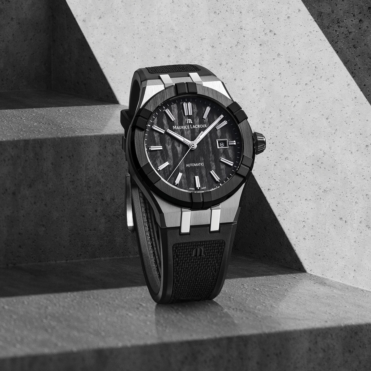 Maurice Lacroix AIKONIC AUTOMATIC 43MM Men's Watch AC6008-SSL20-330-2