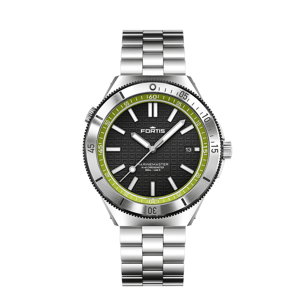 Fortis Marinemaster M-44 Woodpecker Green Men's Watch F8120020