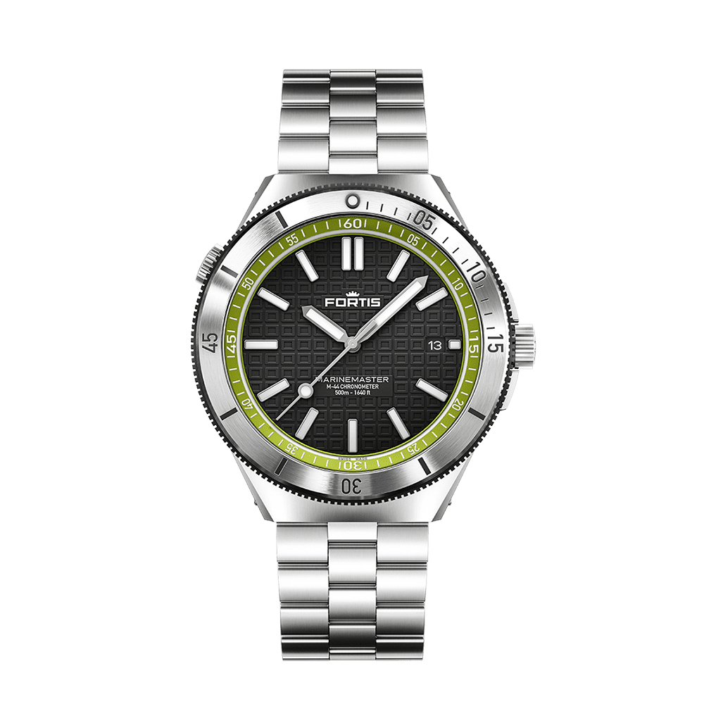 Fortis Marinemaster M-44 Woodpecker Green Men's Watch F8120020