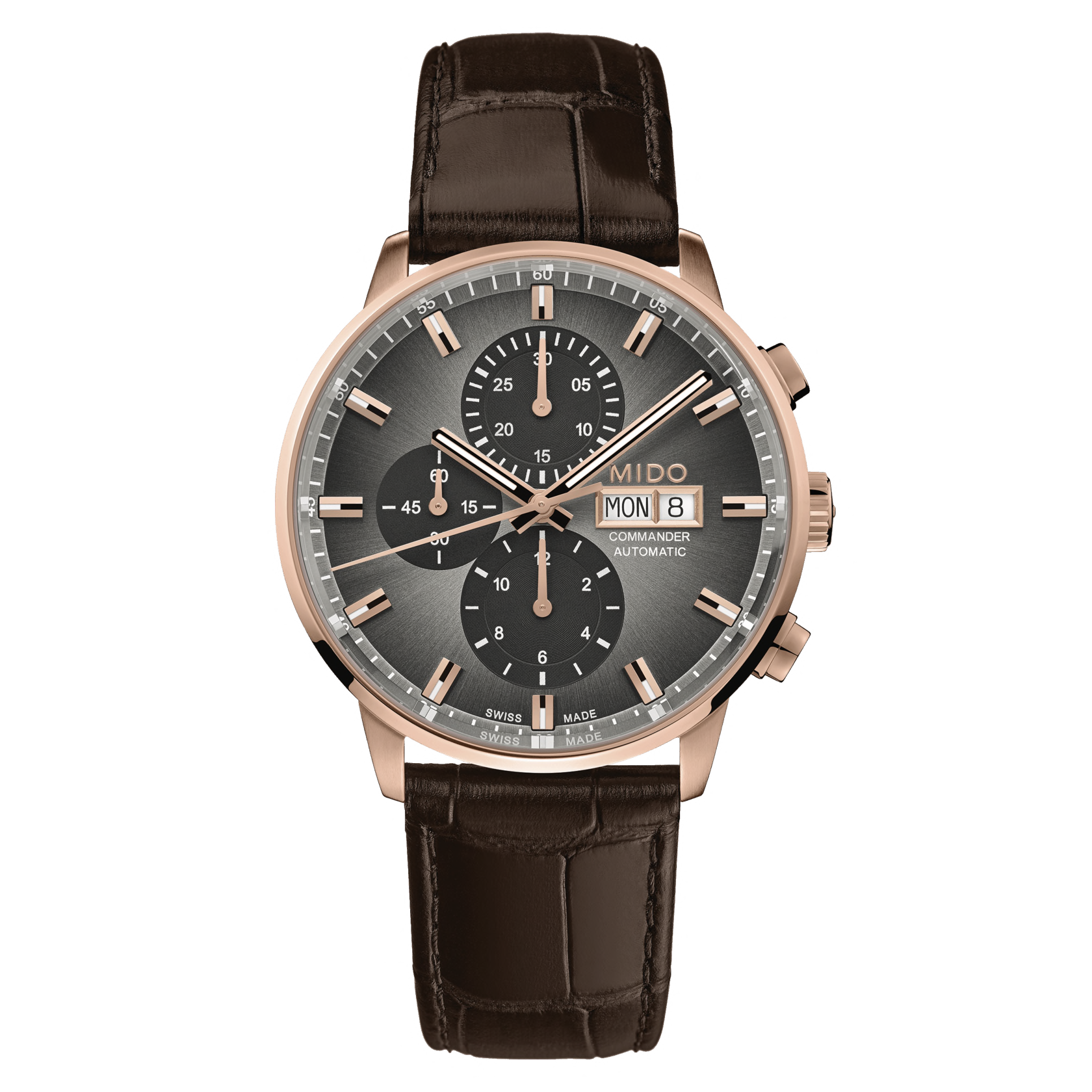 MIDO COMMANDER CHRONOGRAPH incl. additional strap men's watch M016.414.36.081.00
