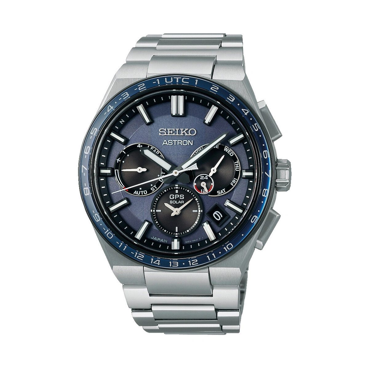 Seiko Astron GPS Solar Dual-Time Men's Watch SSH109J1