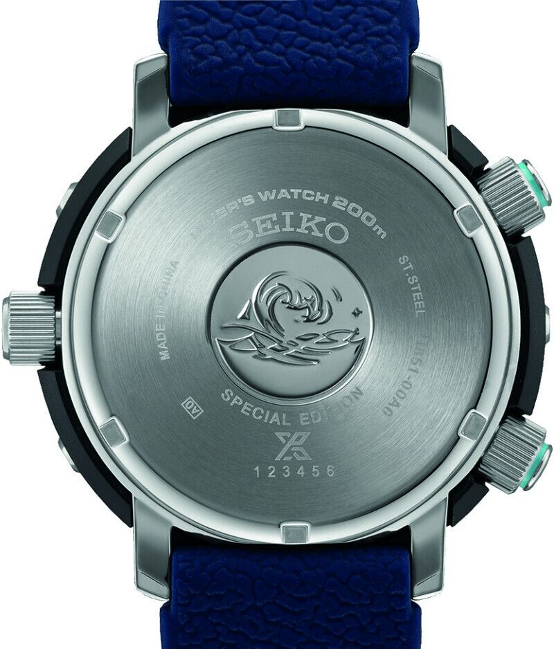 Seiko Prospex SEA Solar Diver's Overseas Special Edition Tropical LagoonSNJ039P1 Men's Watch